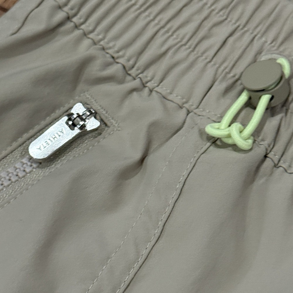 Athleta Cascade Poplin Cargo Pant Oak Tan Size S Small Khaki Lightweight NEW - Picture 3 of 5